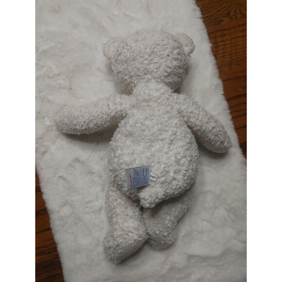 Gund TWINKLE 5840 White Teddy Bear "Baby 2001" on Foot Approximately 14"- SOLD - Picture 4 of 13